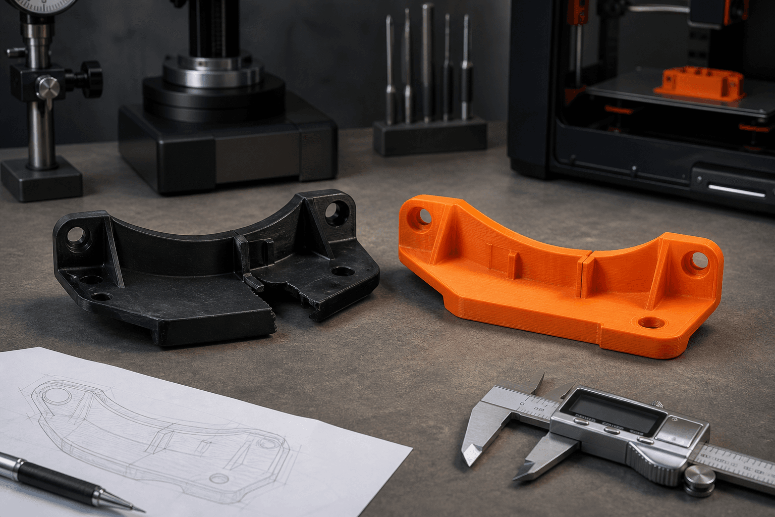 Как восстановить сломанную пластиковую деталь, если 3D-модели нет